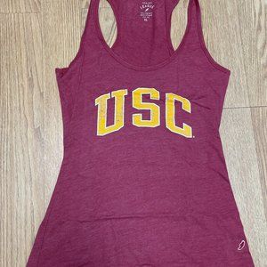 USC Tank Top Racer Back Collegiate Womens Tank Size XL - Athletic